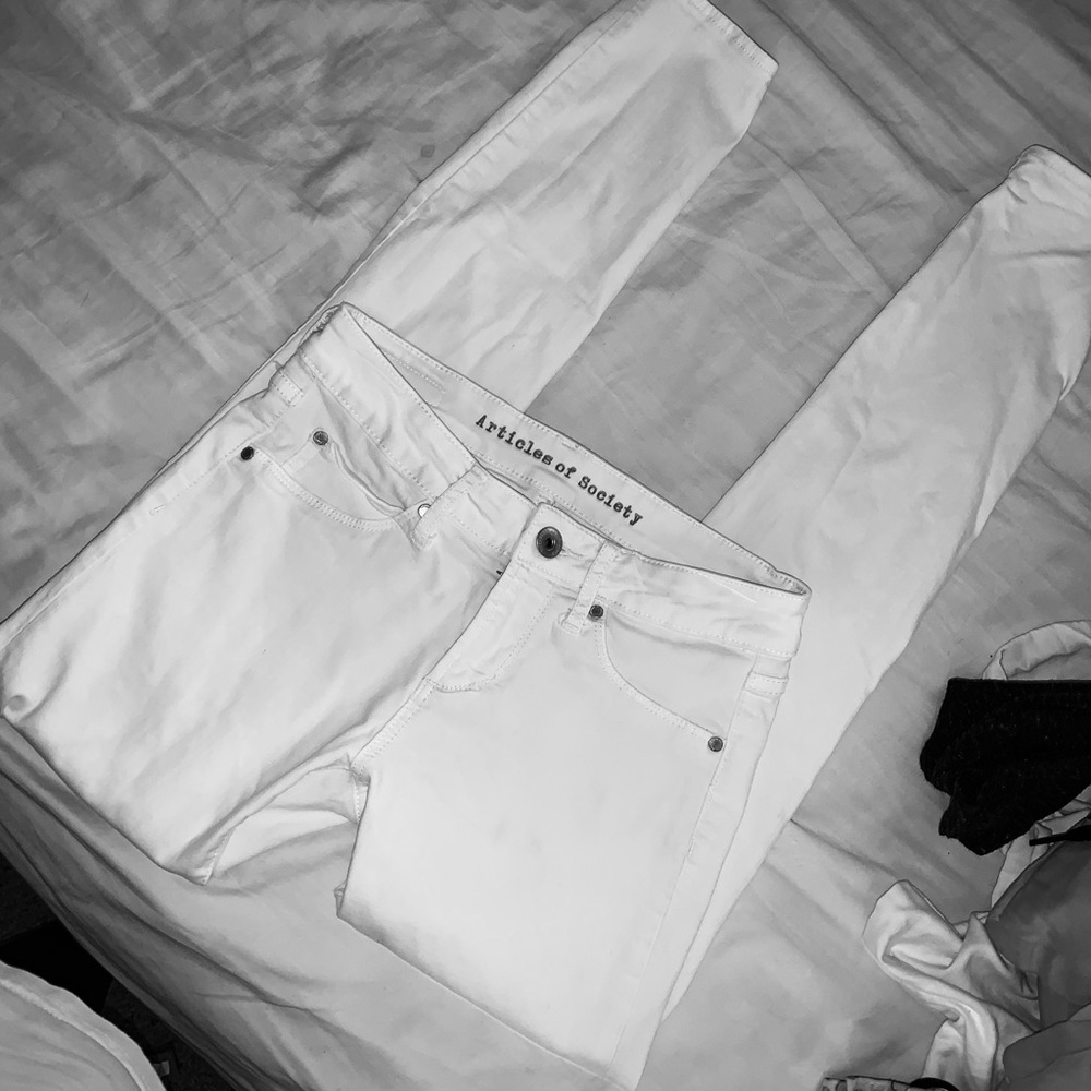 Articles of Society White skinny jeans